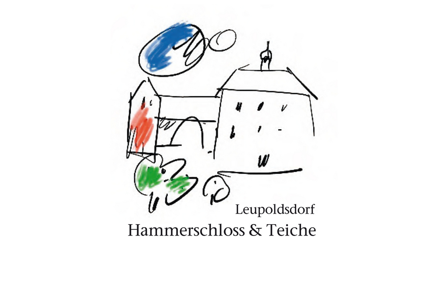 Piktogramm Hammerschloss & Teiche _ Signet Fraas